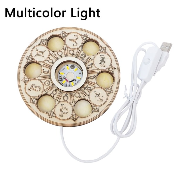 Krystallkulestativ Natursteiner Kuleholder MULTICOLOR Multicolor Light