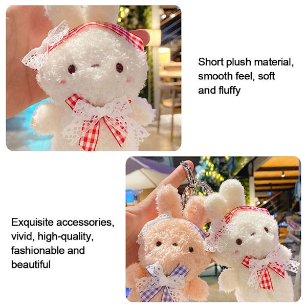 Rabbit Doll Avaimenperä Pehmo Bear PINK Rabbit Rabbit pink rabbit-rabbit