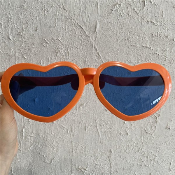 Store briller Peach Heart Briller BLÅ Blue