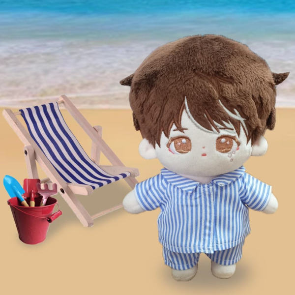 Doll Beach Casual Wear Dukketøj SORT SKJORTE SKJERTE Black Shirt-Shirt