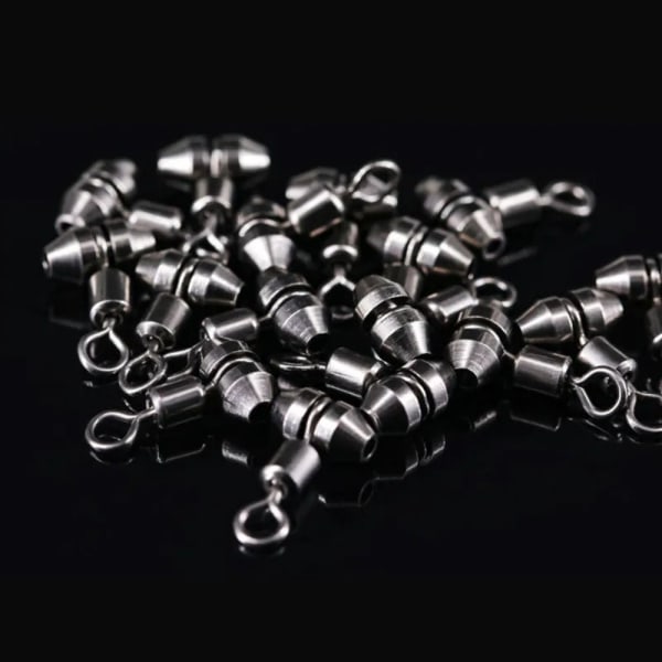 25stk Fishing Feeder Swivels Method Feeder Swivel STØRRELSE 1/0 STØRRELSE Size 1/0