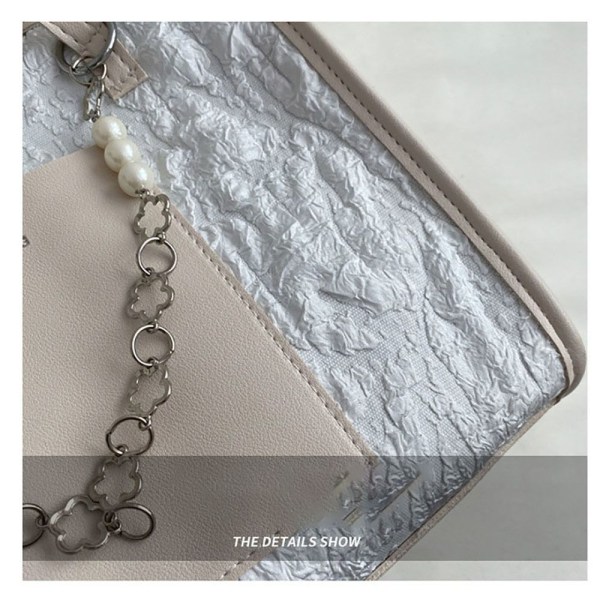 Fashion Bag Dame Summer Pearl Chain Skulder Underarm Bag black