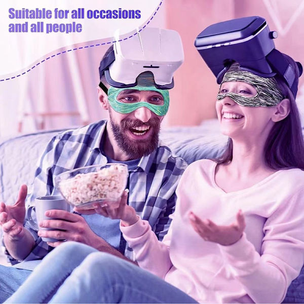 VR-tarvikkeet Silmänaamio Silmälasisuojat MUSTA black