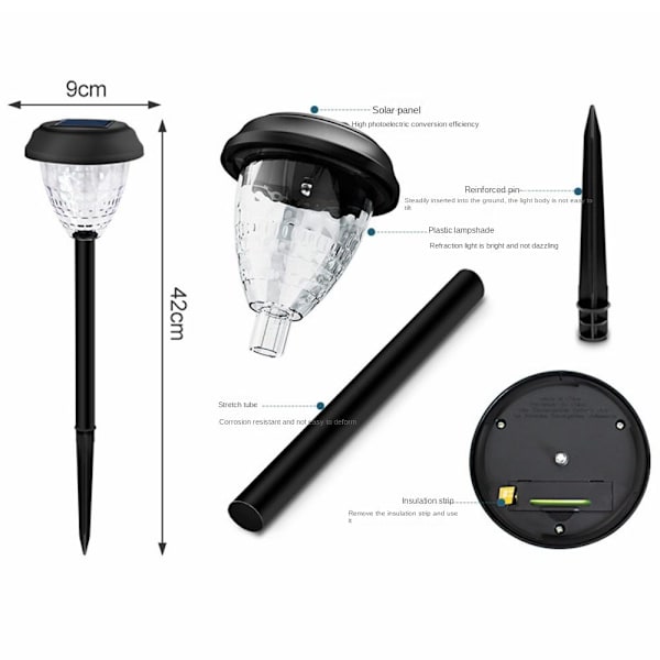 Solar Lampe Sti Lys KALDT LYS KALDT LYS Cold Light