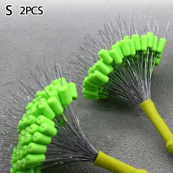 200 st Fishing Bobber Stopper Rubber Bean S S
