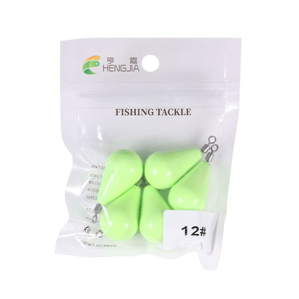 Lysende Fiske Bly Sinkers Fiske Vekt Sinker 41,5G-5STK 41.5g-5pcs