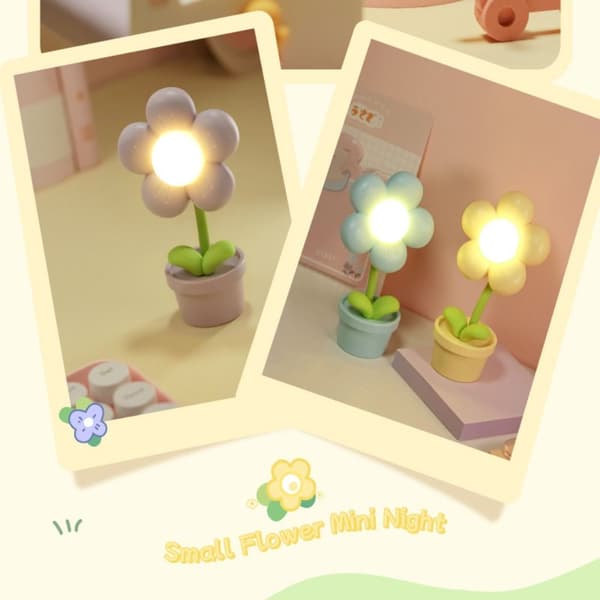 Nattlys Bordlampe GUL Yellow