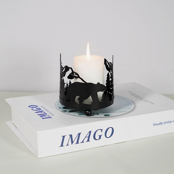 Creative Iron lysestake sirkulær lysestake BEAR BEAR Bear