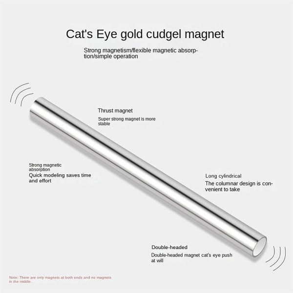 Cat Eye Magnet Stark Bred Magnetisk Nail Stick Nail Art Tool