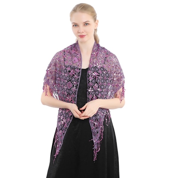 Aftenkjoler Sjal Lady Cape Wraps LILLA LILLA Purple