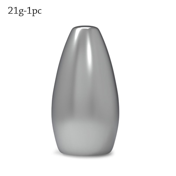 1/2/5 stk Fiske Tungsten fallsynke 21G-1PC 21G-1PC 21g-1pc