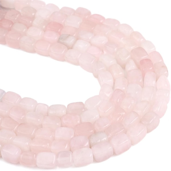 32stk Cuboid Stone Beads Charm Sylinder Form Løse Perler Små