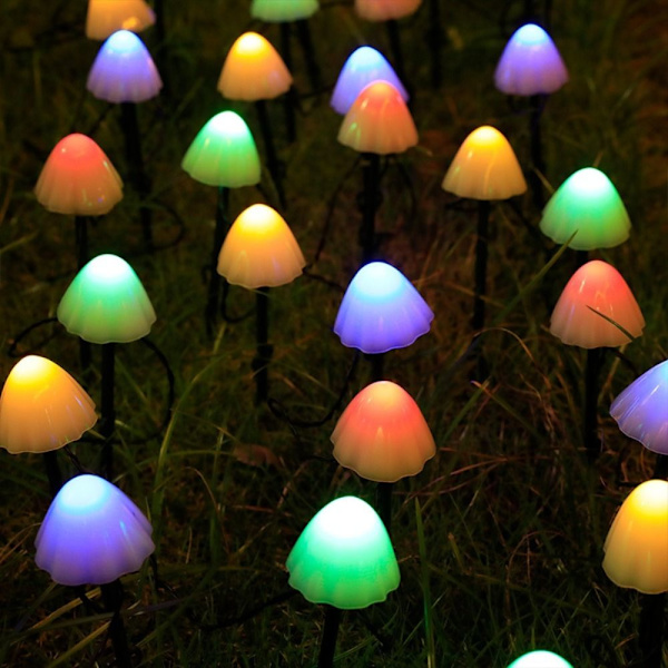 Mushroom Fairy Light Fairy String Lights VÄRIT-3.8M12LED Colorful-3.8M12LED