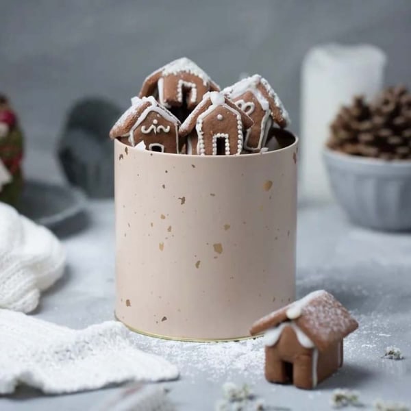 9 stk Julekakekutter Kjekskutterformsett Cookie Silver