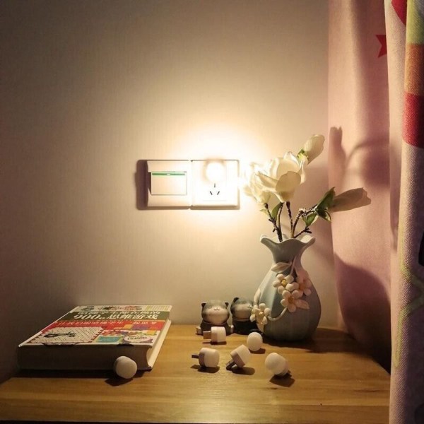 Mini USB Natlys Lille LED Pære GUL LYS GUL LYS yellow light
