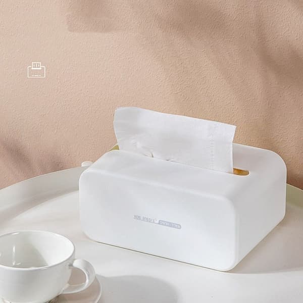 Tissue Box Veggmontert HVIT white
