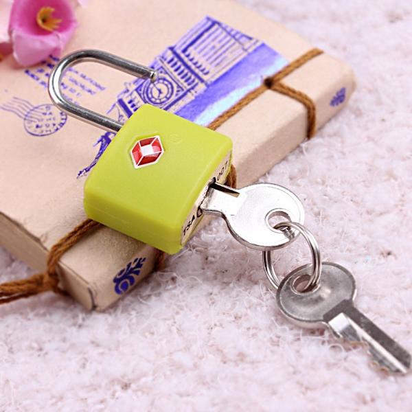 TSA Customs Lock Matkatavaran lukko KELTAINEN Yellow