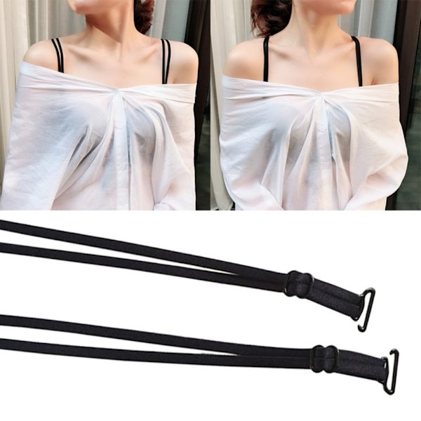 2 par dubbla axelremmar BH-rem NUDE nude