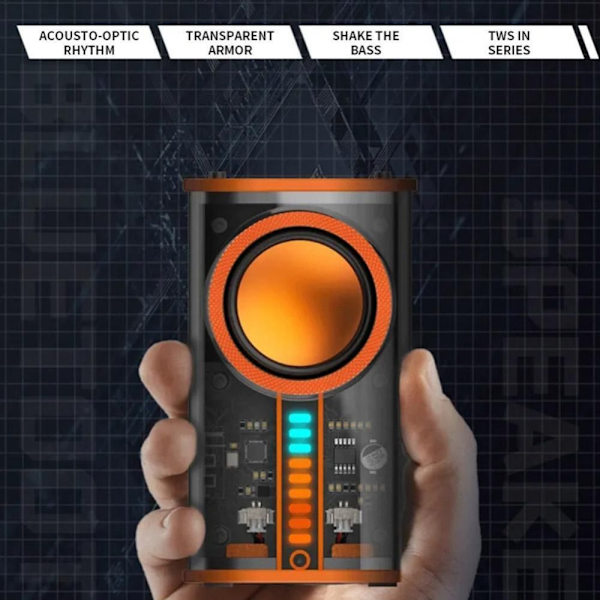 Bluetooth kaiutin Kannettavat kaiuttimet ORANSSI orange