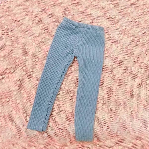 Bottom Byxor Docka Kläder Leggings GRÅ&BLÅ Grey&Blue