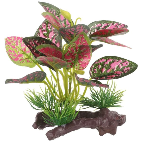 Fish Tank Aquascape Ornaments Simuleringsväxtdekoration E E E