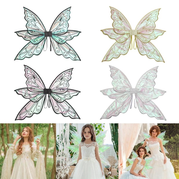 Fairy Wings Butterfly Wings MUSTA Black