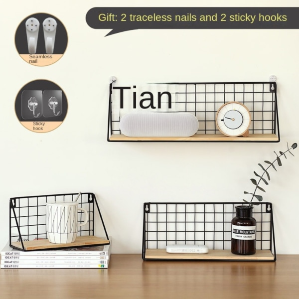 Seinäkaappi Organizer Säilytyskaappi Organizer MUSTA Black M-rectangle-M-rectangle