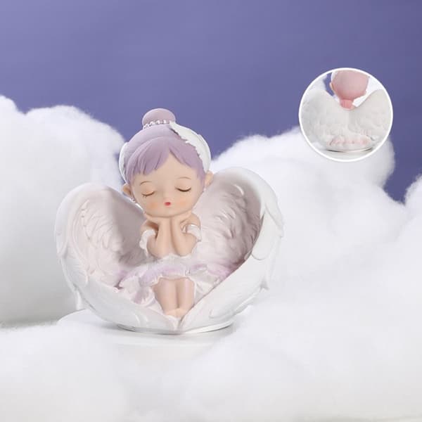Shell Angel Statue Balettflicka 4 4 4