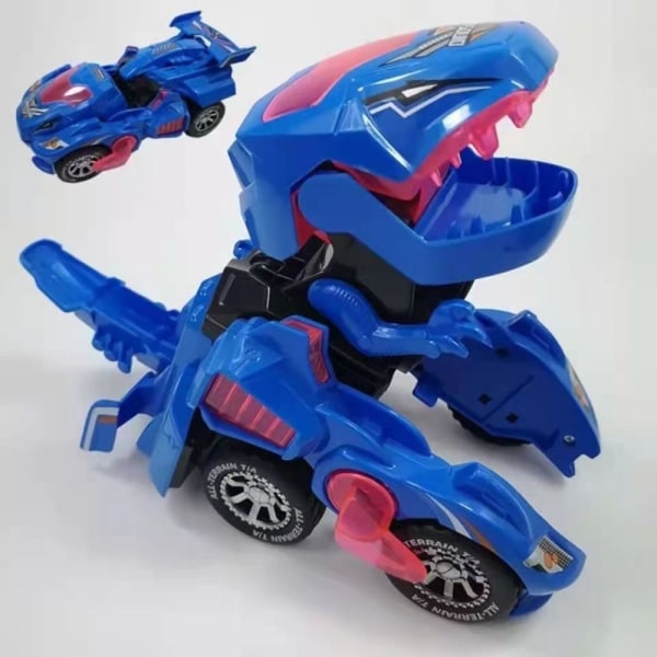 Electric Transformer Lelut Autot Dinosaurukset Toy Vehicles blue