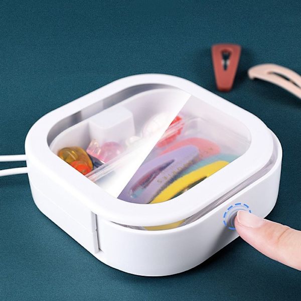 Mini Opbevaringsetui Desktop Orangizer Box HVID white