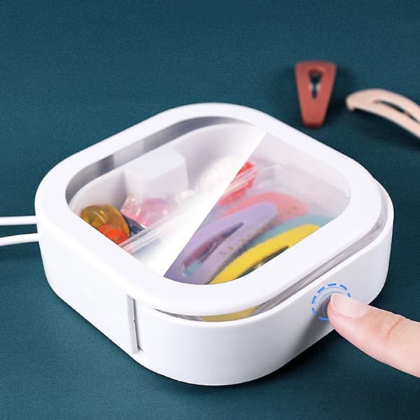 Mini Oppbevaringsveske Desktop Orangizer Box HVIT white