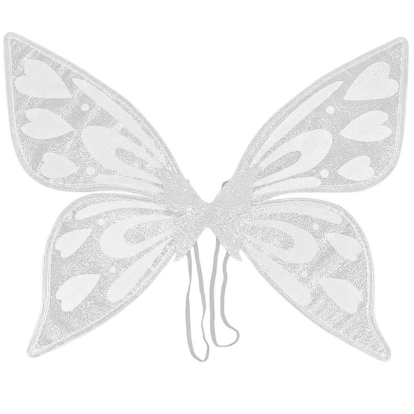 Keiju perhosen siivet keijutonttu prinsessaenkeli VALKOINEN-A VALKOINEN-A White-A