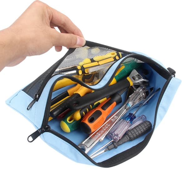 2 STK Multipurpose Organizer Oxford Cloth Tool Pouch Lille værktøj