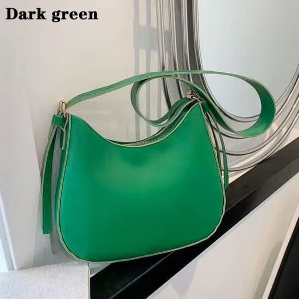Axelväskor Underarmsväska MÖRKGRÖN dark green