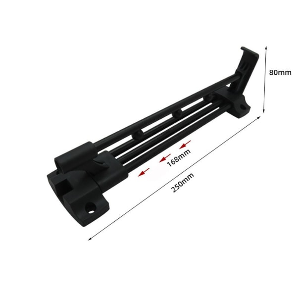 Tøjbøjle Top Mount Garderobestang 250MMB B 250mmB