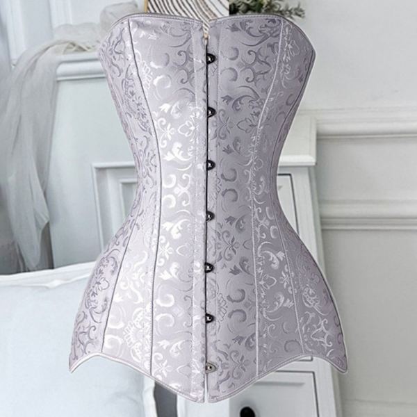 Underbust Corset Corselete Lingeri WHITE M white M