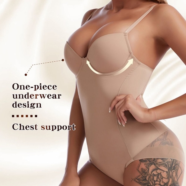 Bodysuit Shapewear Slankende Undertøj NUDE XL nude XL