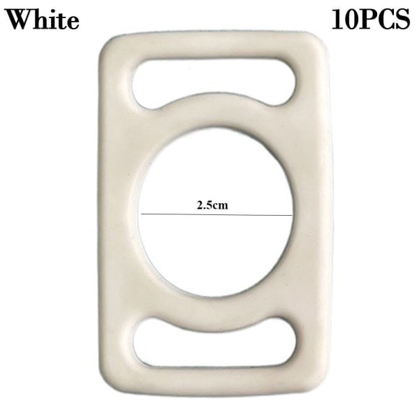 10st Sportvattenkokare Spänne Utomhuskarbin VIT 2,5CM10STK White 2.5cm10pcs-10pcs