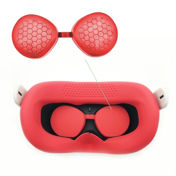 3kpl VR-linssisuojat Cover PUNAINEN red