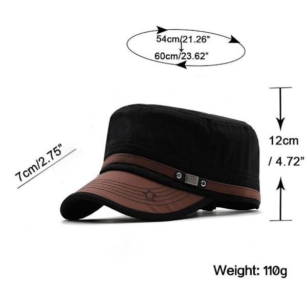 Army Hat Baseball Cap KAFFE Coffee