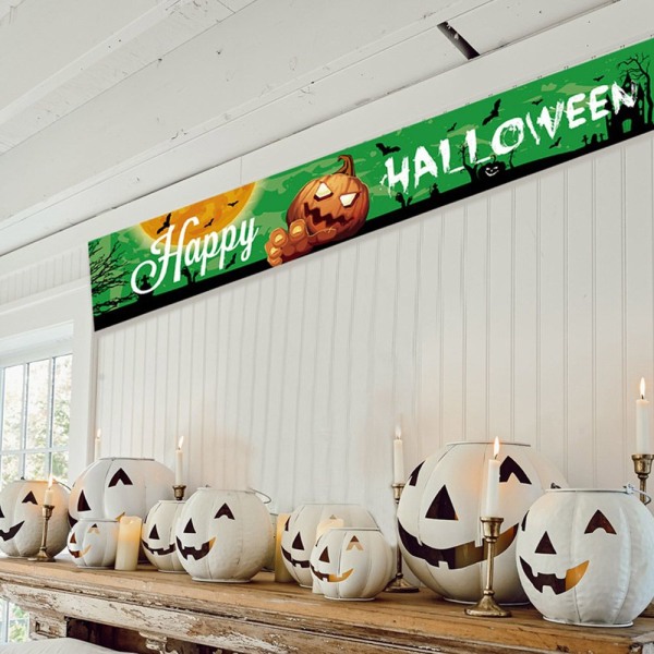 Halloween-bannerin taustasisustus
