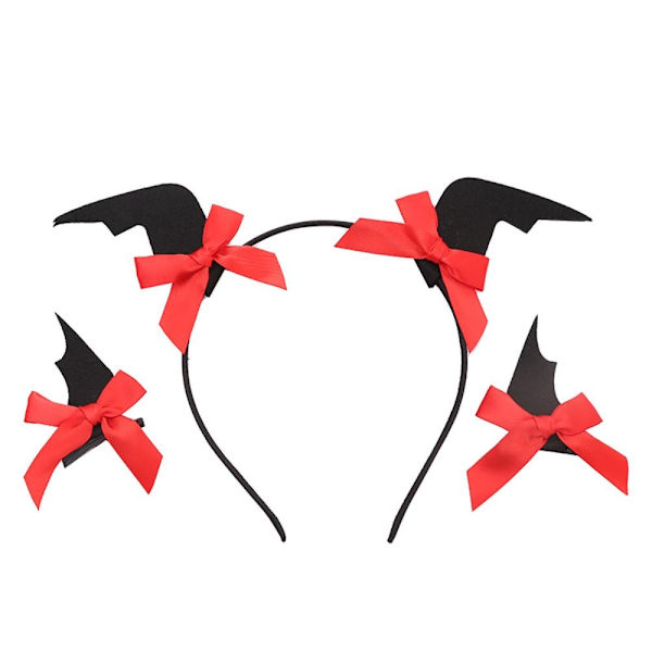 Lepakon pääpanta set MUSTA PUNAINEN 3 MUSTA PUNAINEN 3 black red 3
