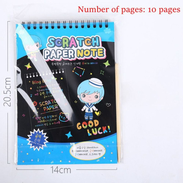 Scratch Notebook Scratch Art Painting Doodle MPINK PINK MPink
