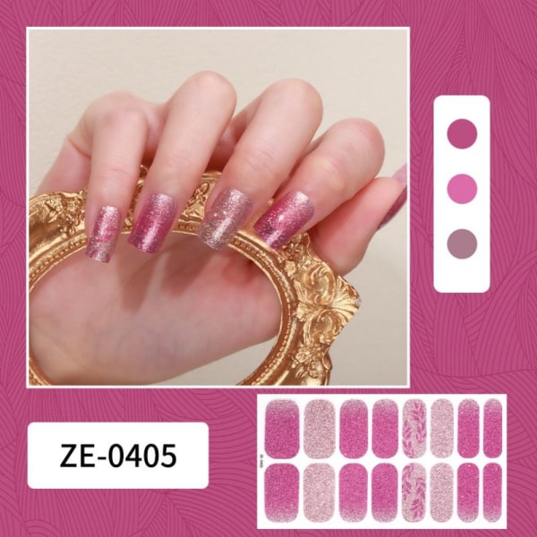 French Nail Patch Full Nail Wraps 0412 0412 0412