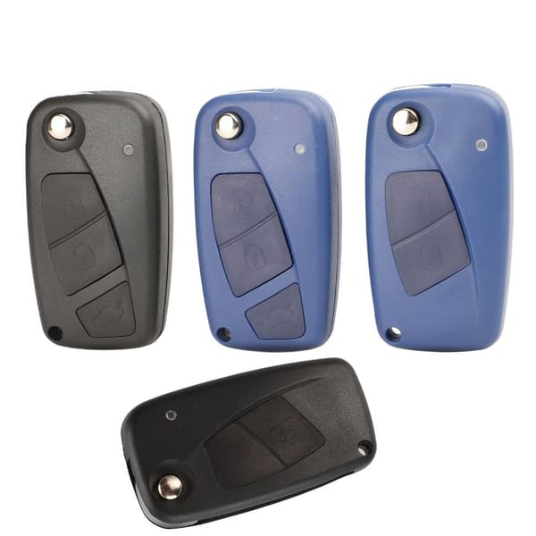 Case Bilnyckelskal BLÅT 2 KNAPPAR 2 KNAPPAR Blue 2 Buttons-2 Buttons