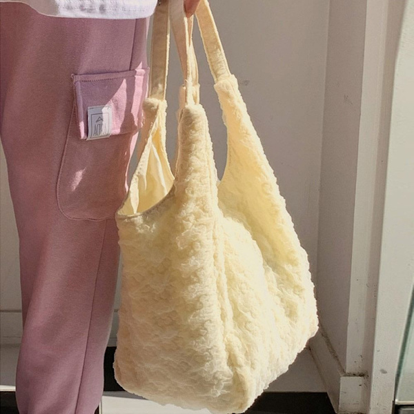 Handlepose Beige med stor kapasitet Beige