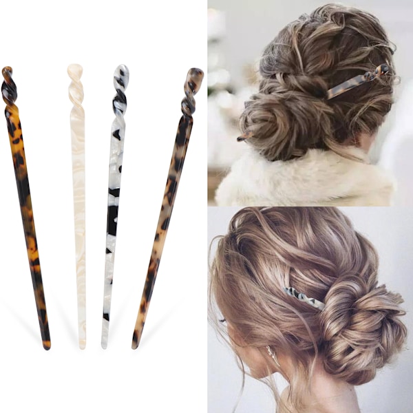 4PCS/ Set 6,8 &quot;Hair Vintage Sticks Hairpins