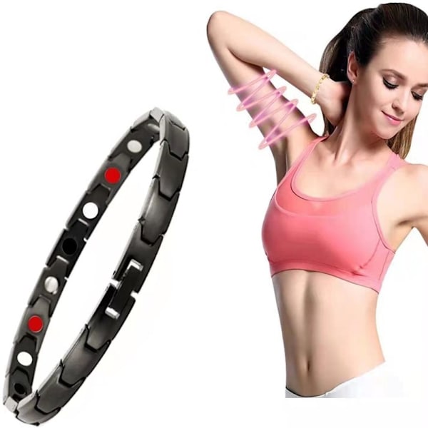 Magnetic Slimming Armband Magnetic Health Care Armband SVART black