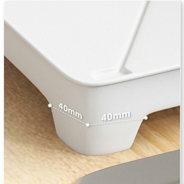 Diskställ Bestickkorg VIT WHITE