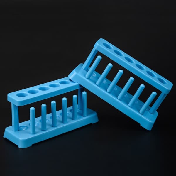 Plast testrørstativ Centrifugerørholder Labrørsstativ